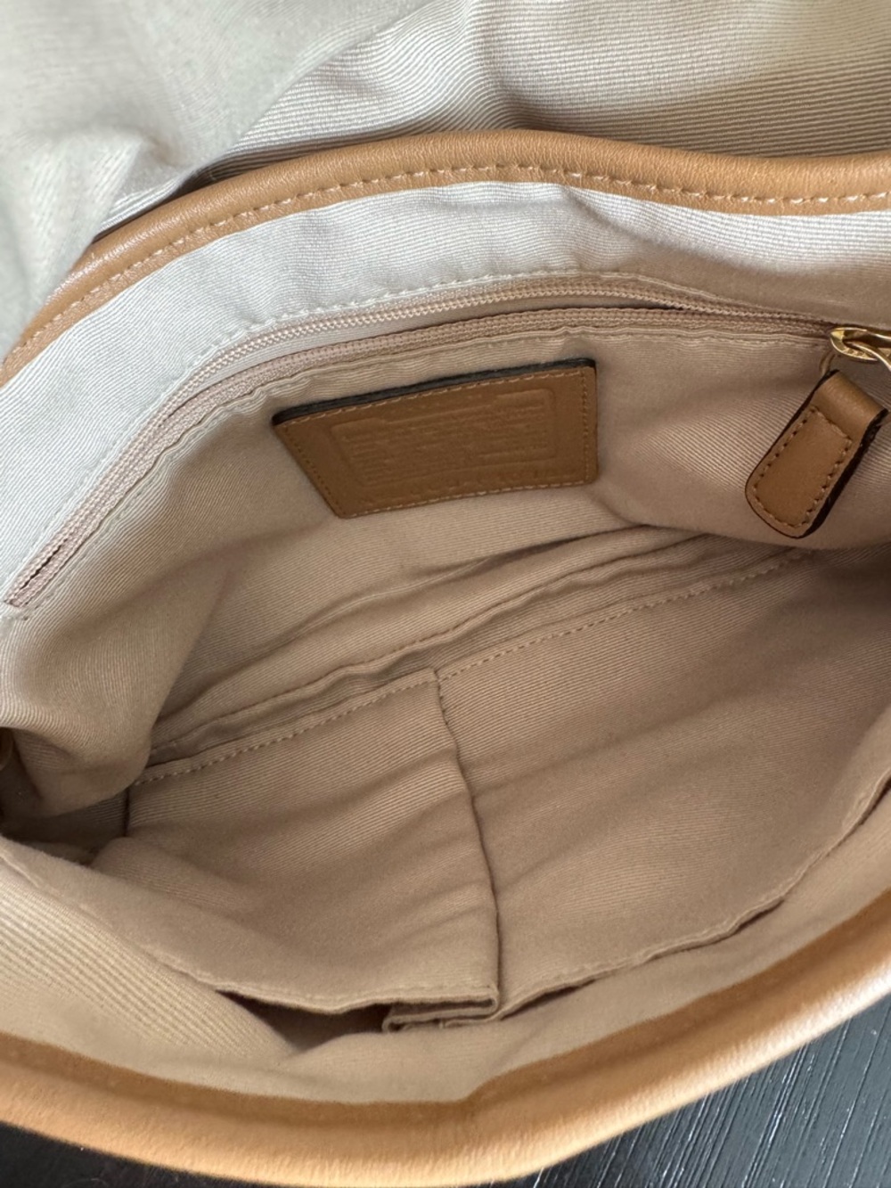 Vintage Y2K Coach Mini Tan Soho Shoulder Bag - Picture 8 of 10